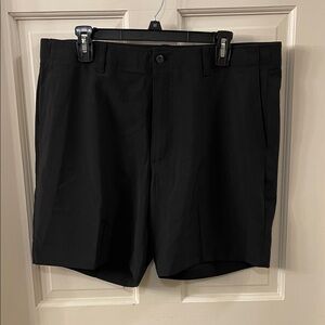 Grand Slam Black Flat Front Performance Shorts